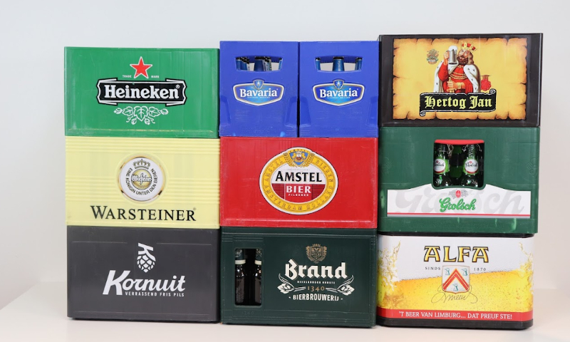 Kratten bier in de aanbieding